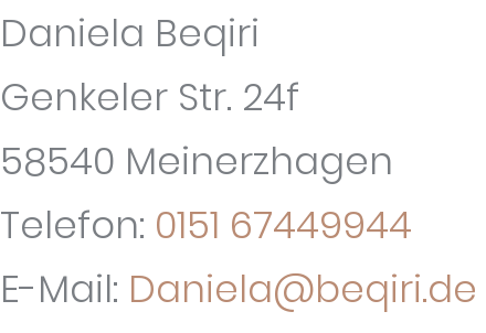Name, Anschrift, Telefon und E-Mail der Verantwortlichen (siehe Bild bzw. Impressum)